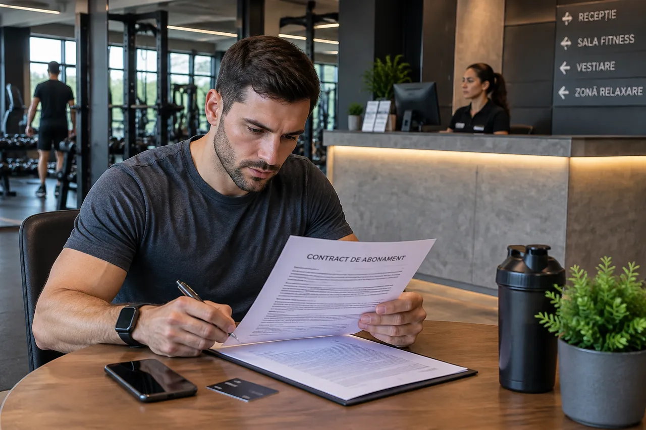 contract abonament sală clauze importante