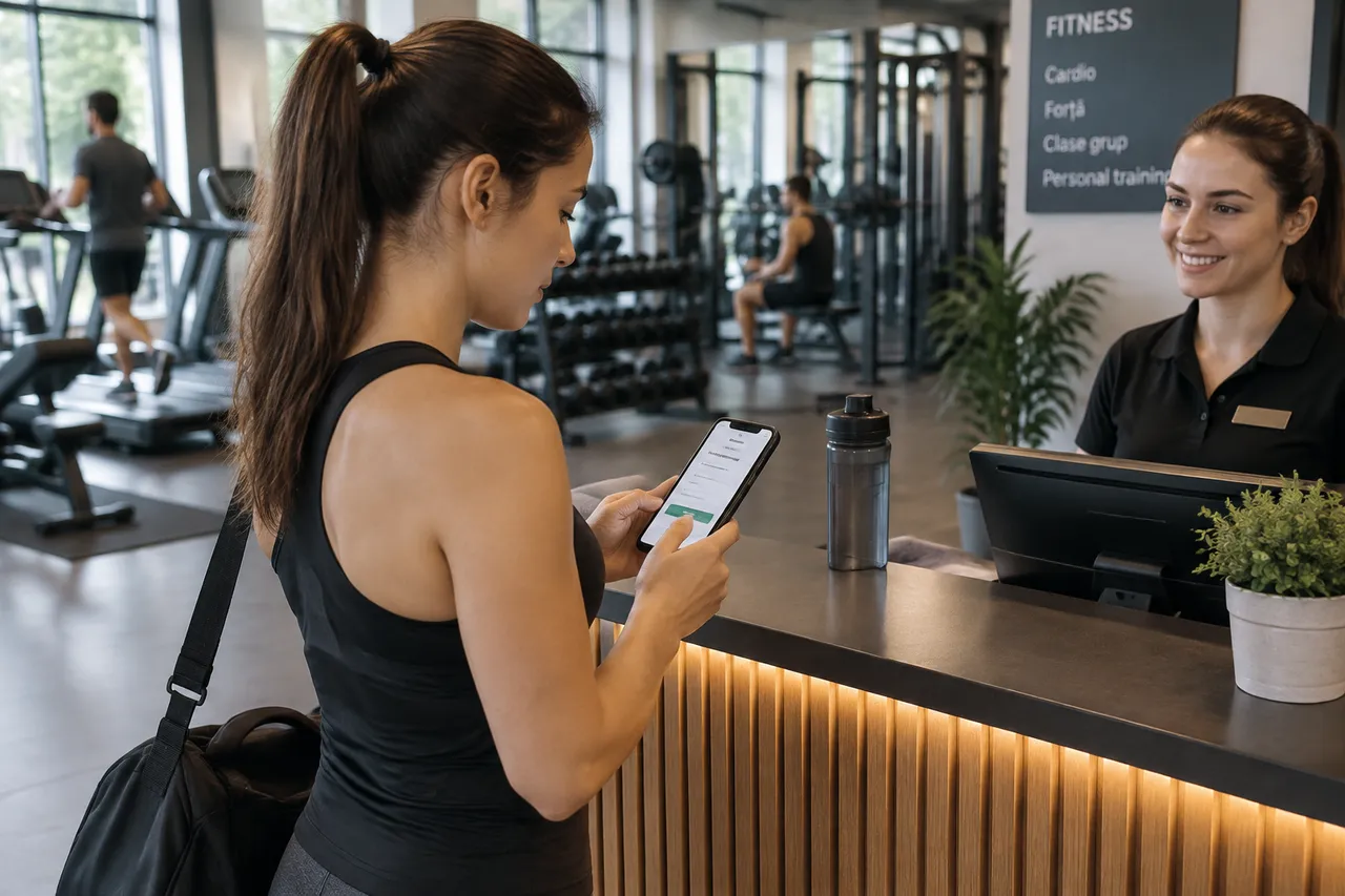 plată recurentă abonament sală fitness