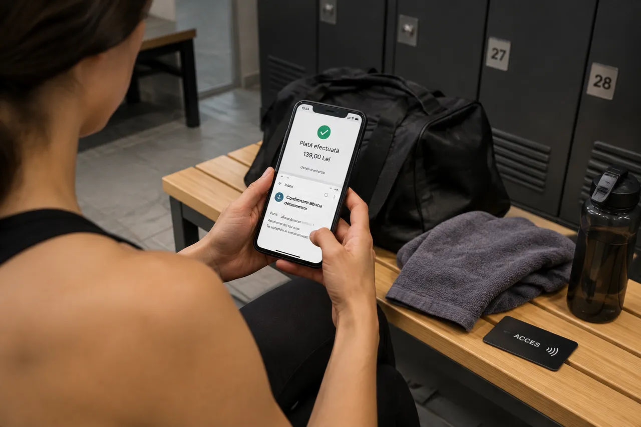verificare plăți recurente abonament fitness