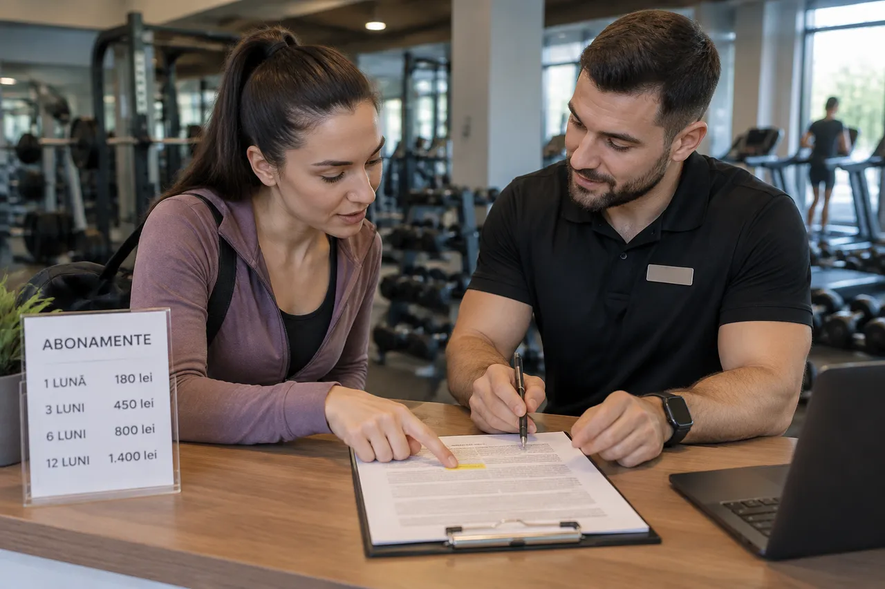 verificarea atentă a contractului de fitness înainte de semnare