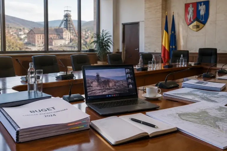 Consiliul Județean Hunedoara se reunește online pentru rectificări bugetare și proiectul de la Petrila