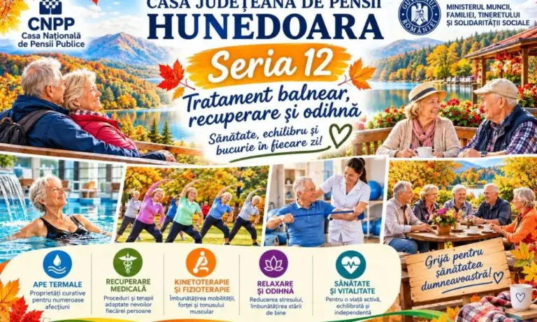 Nouă bilete balneare pot fi ridicate pentru seria de octombrie, la trei stațiuni